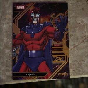 Marvel Magneto Art Card - Red, Purple & Gold